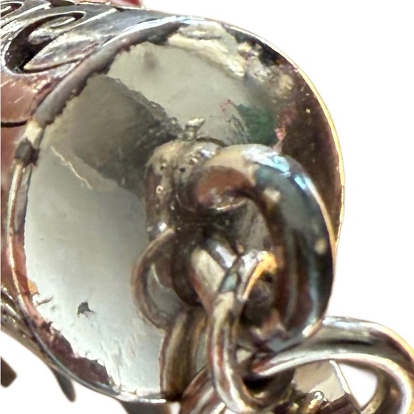 Brighton Black Leather Tassel Keychain / Bag Charm - Picture 5 of 5